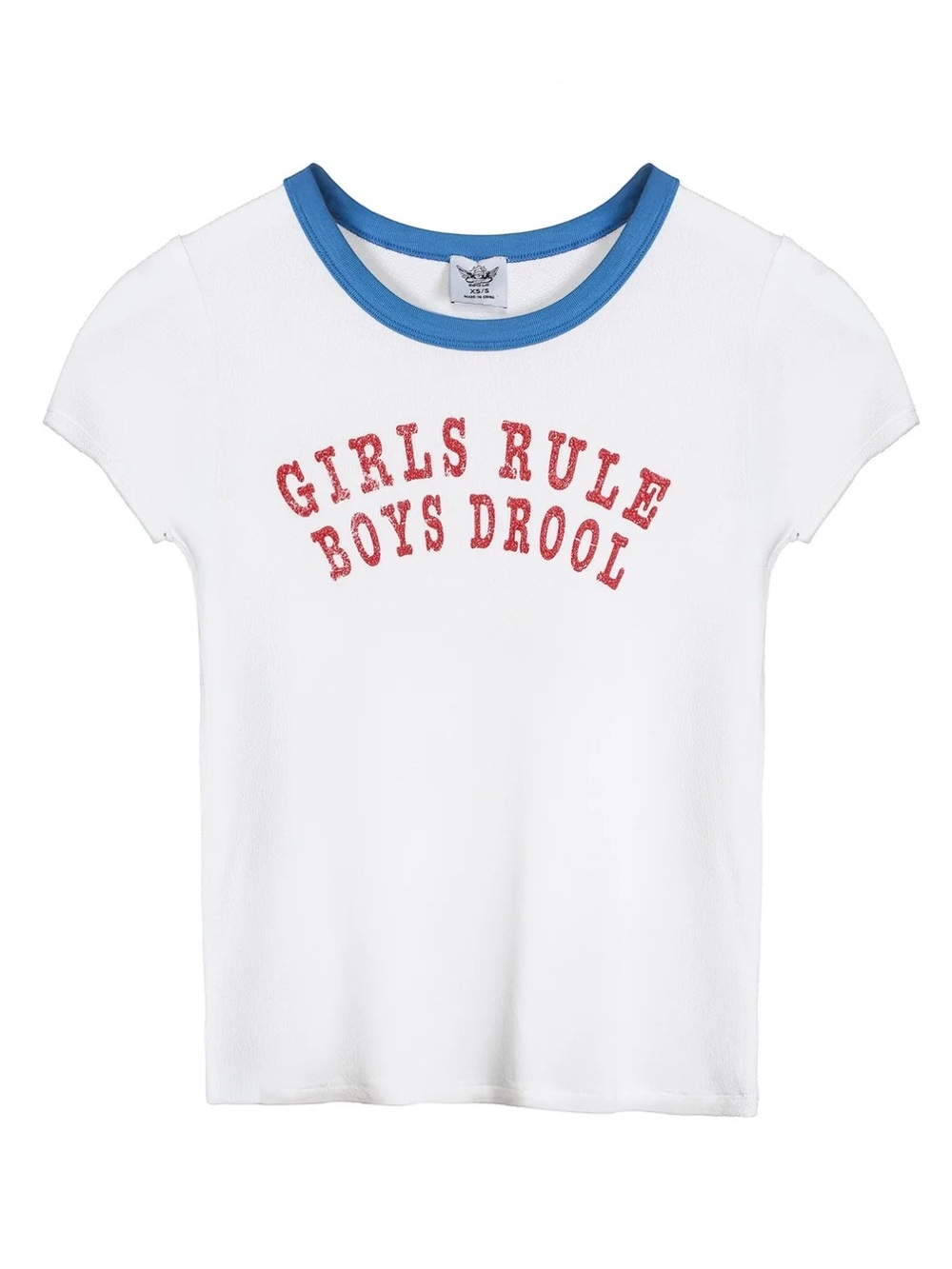 GIRLS RULE BOYS DROOL BABY TEE XS/S